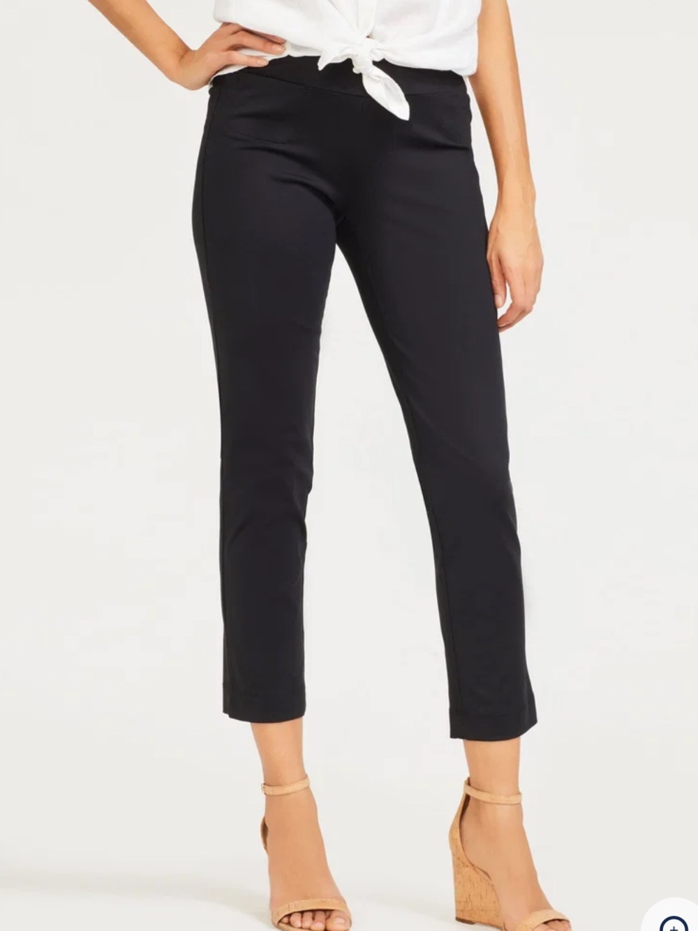 The Limited Exact Stretch Black Capri Pants